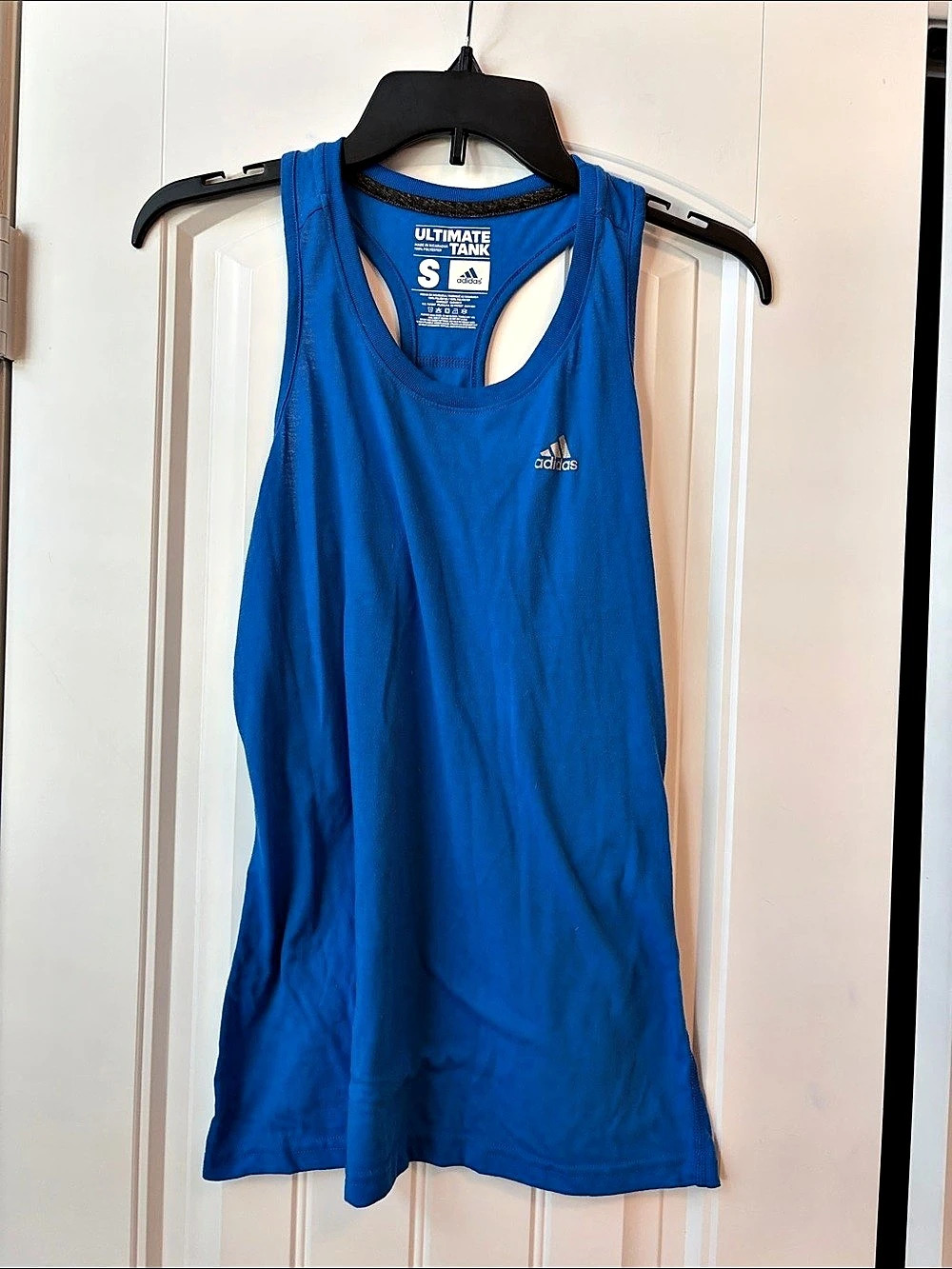 adidas Ultimate Tank Athletic Tank in Blue Size Small Like New